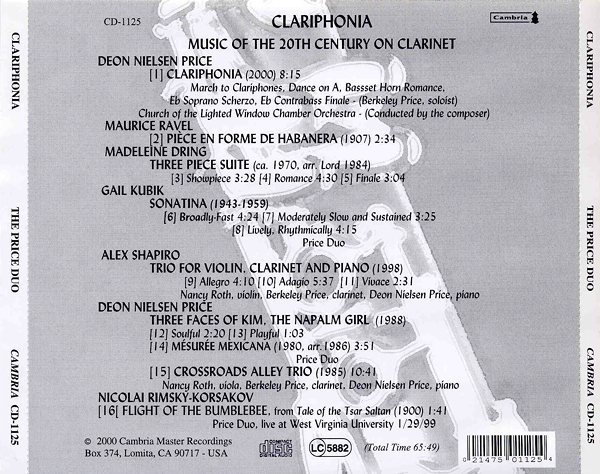 Clariphonia CD Tray